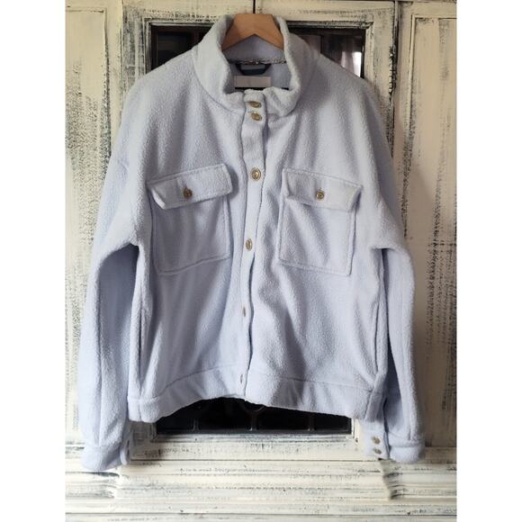 Anthropologie Fleece Bomber Jacket - New XL - Picture 7 of 7